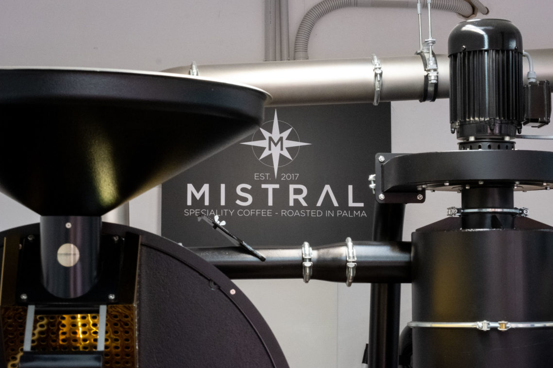 Mistral specialty coffee roasted in Palma