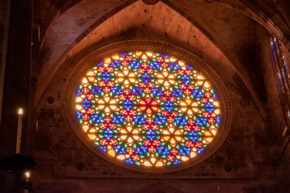 Rose window Gothic eye