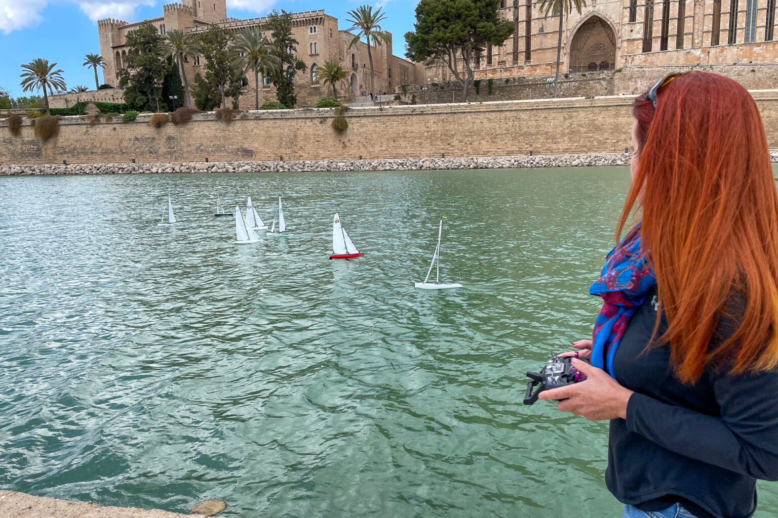 Regatta de blanc Royal Palma Radio Control Yacht Club Estilo Palma