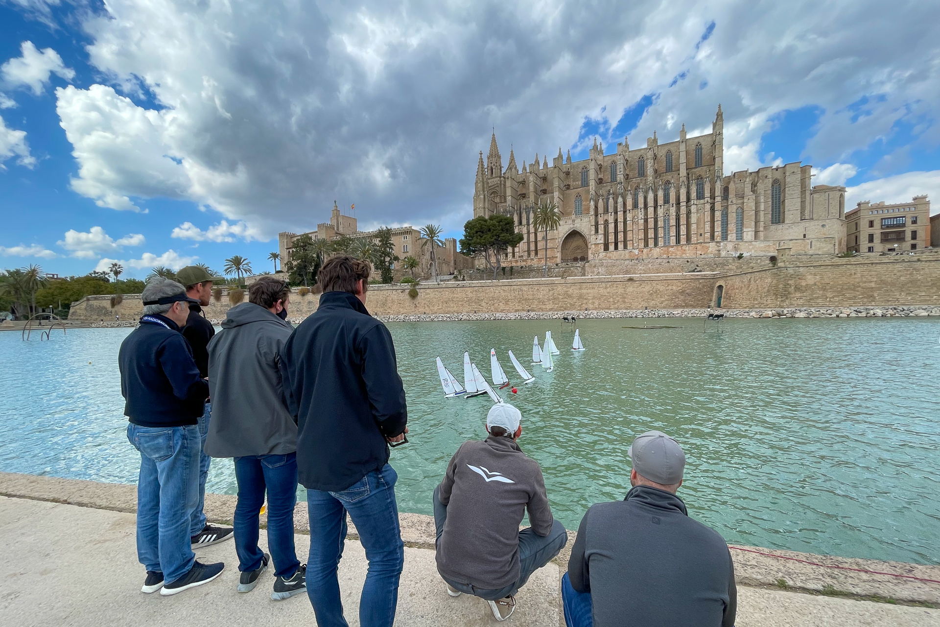 Regatta de blanc Royal Palma Radio Control Yacht Club Estilo Palma