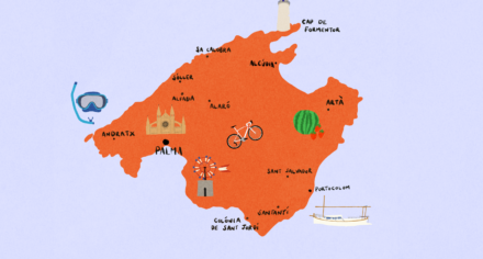 Best things to do on Mallorca MAP