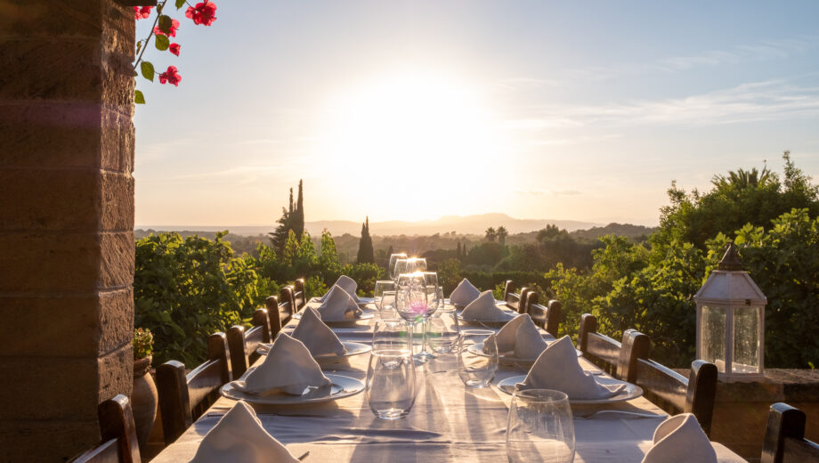Sunset dining
