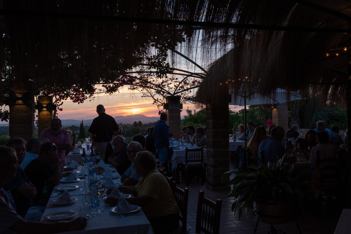 Sunset dining