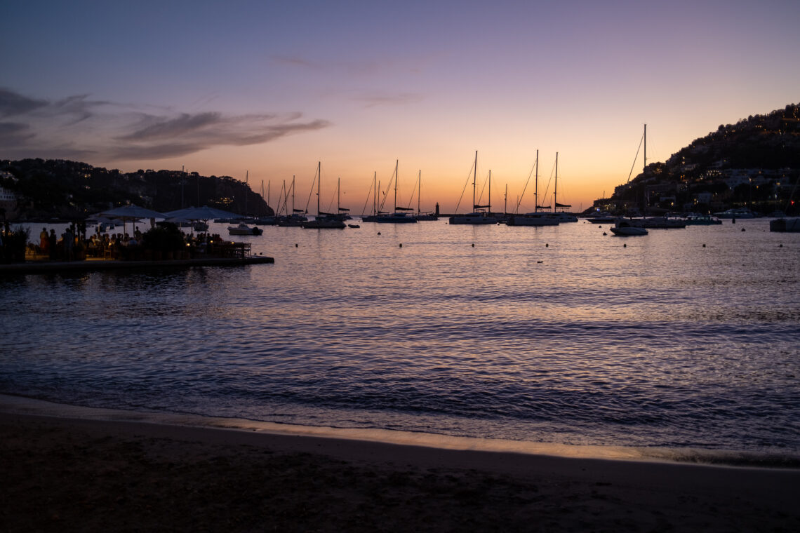 Port Andratx at night