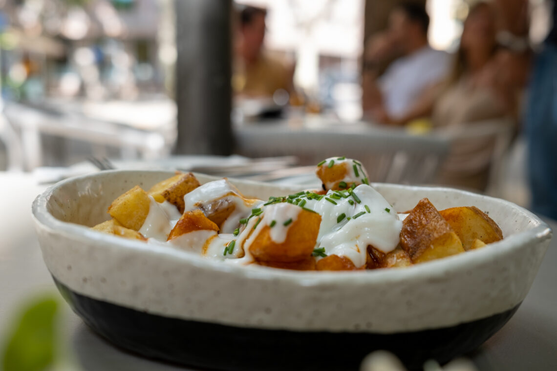 Patatas bravas at La Trastienda