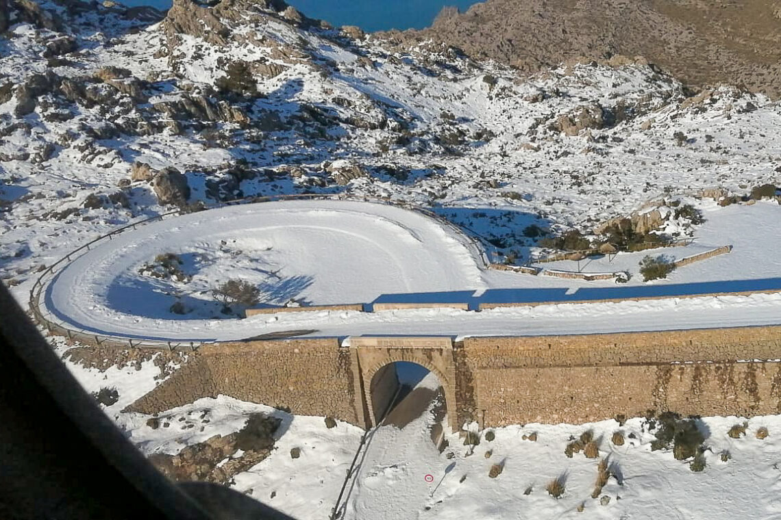 Mallorca Hit by Snow