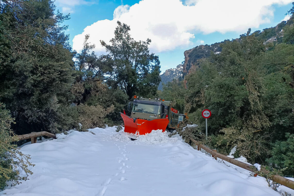 Mallorca Hit by Snow