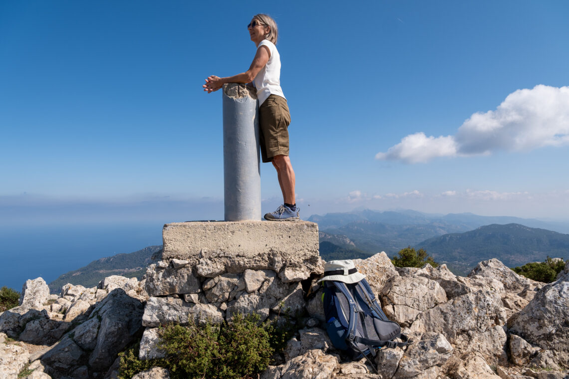 View from the survey pillar