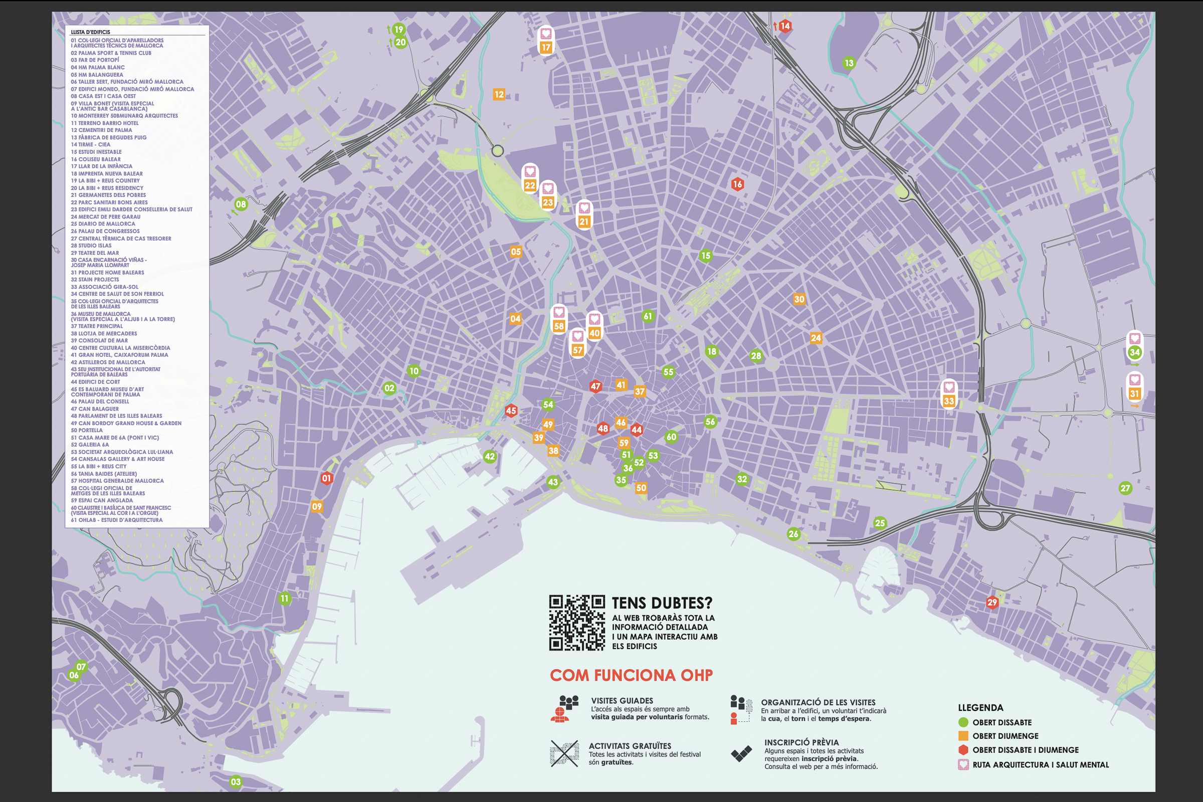 Map of Open House Palma 2025